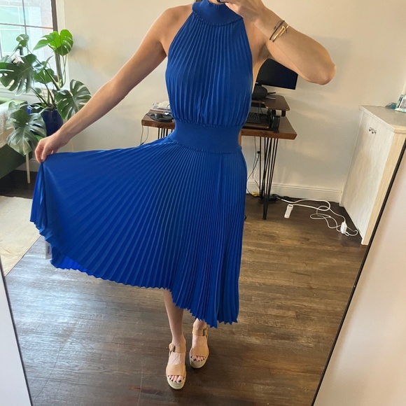 A.L.C. Blue Midi Dress - Picture 7 of 7